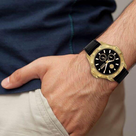 Versus Versace DTLA Leather Watch Mens - Picture 5 of 6